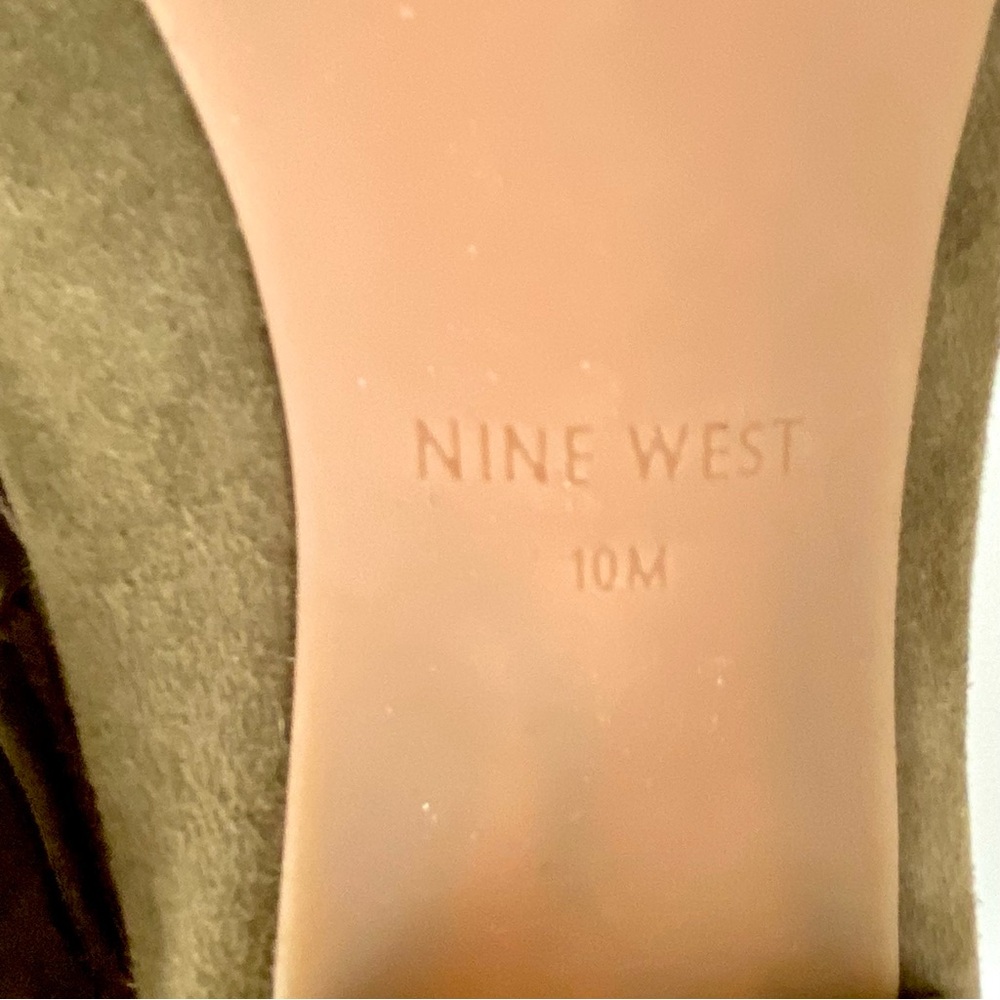 Nine West Olive Suede Moccasins - Picture 10 of 12